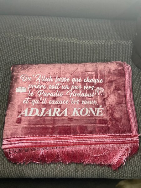 Tapis de prière personnalisable élégant