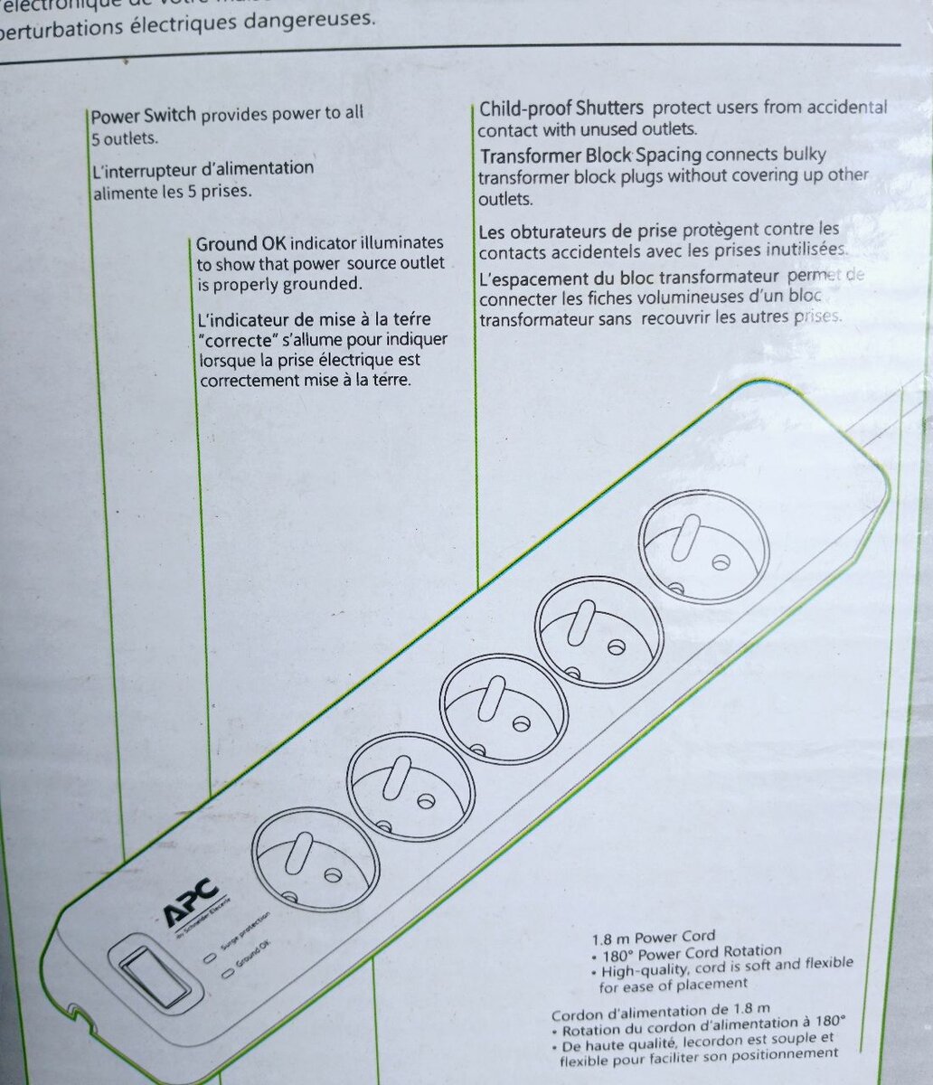 APC SurgeArrest Limiteurs 5