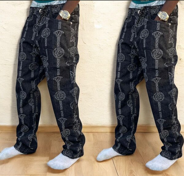 Jean Baggy Imprimé Homme