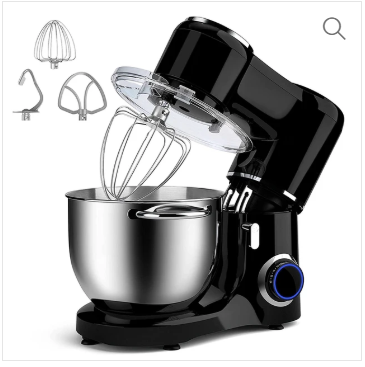 Avinas Electric Household 1500W Food Cake Electric 8L 10L AC/DC Bakery Food Dough Mixer -Black
