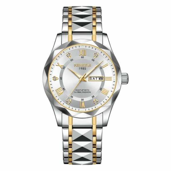 Montre en acier inoxydable élégante