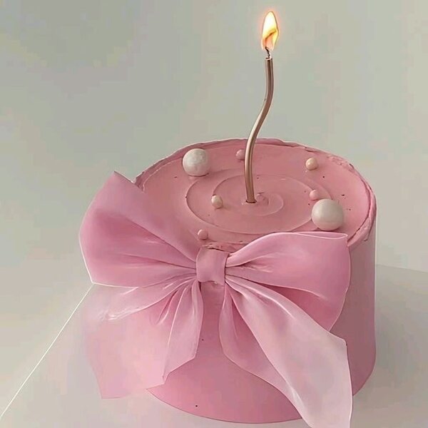 Elegant Birthday Cake Set