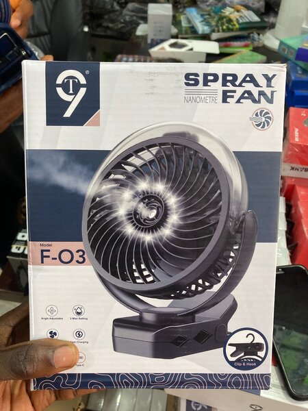 T9 F03 Rechargeable fan (12hours)