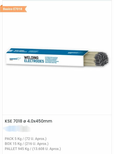 Électrodes de Soudage E7018