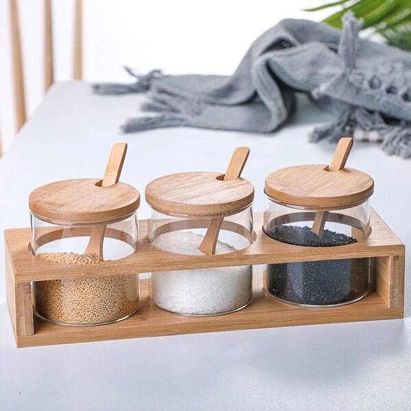 3 set jar with stand