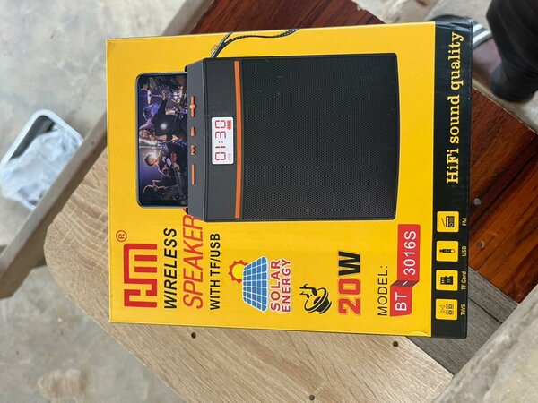 Enceinte Sans Fil Solaire 20W