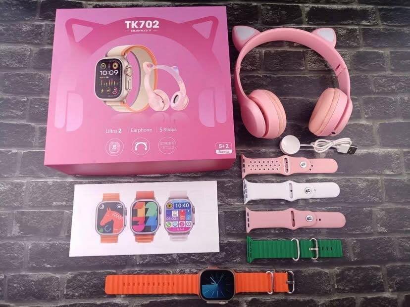Kit Montre Intelligente & Casque Chat
