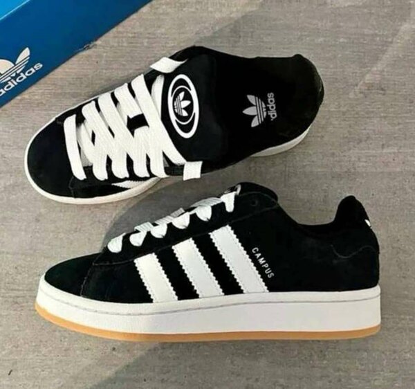 Chaussures Adidas Campus noir et blanc