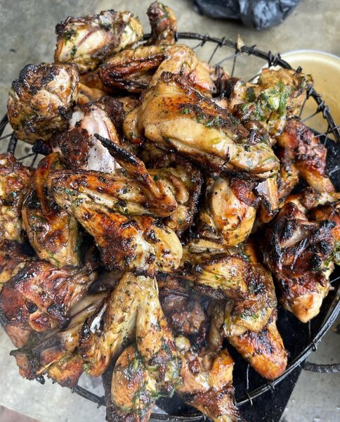 Poulet braisé entier