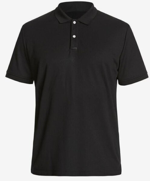 Polo noir classique homme