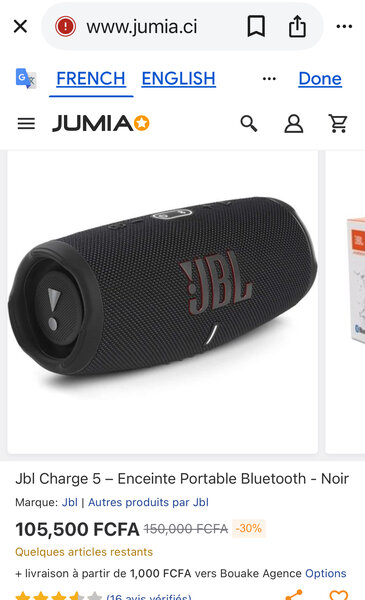 JBL Charge 5 Portable Speaker