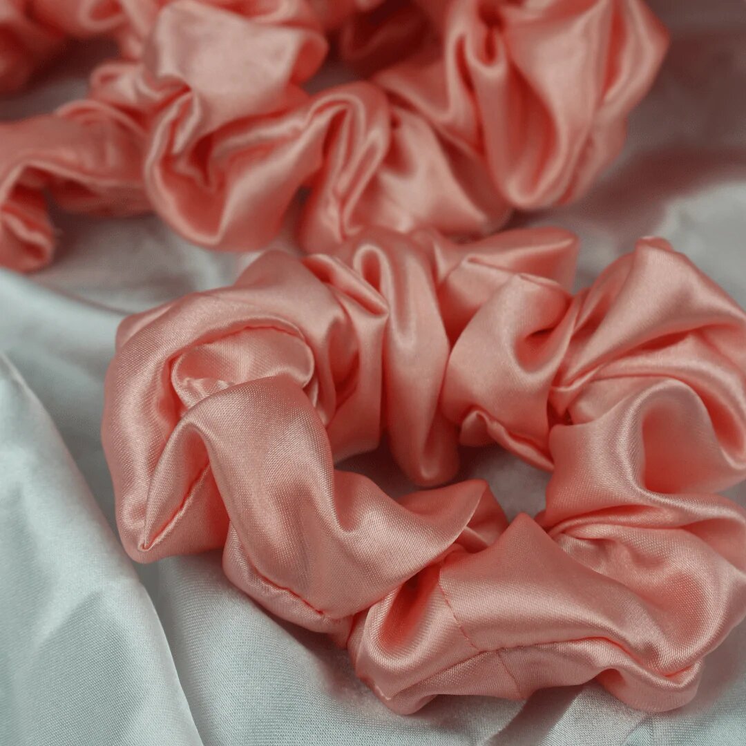 Chouchou en satin coloré