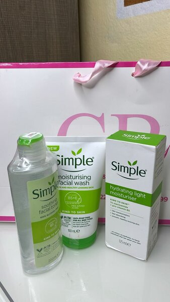 Ensemble soin visage hydratant Simple