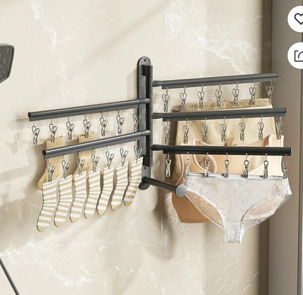 Séchoir mural pliable