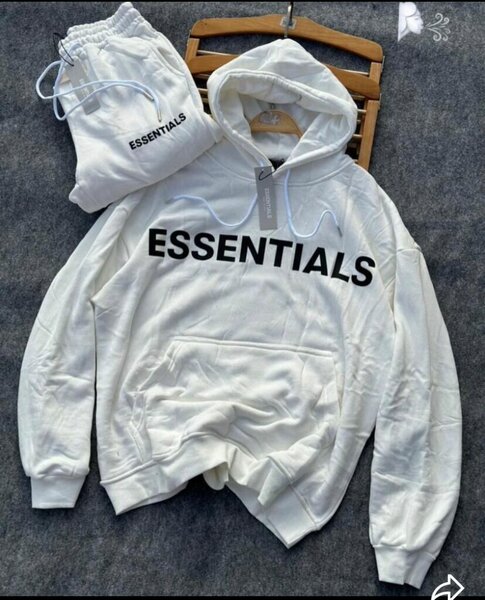 Ensemble Essentials : Sweat & Pantalon Blanc