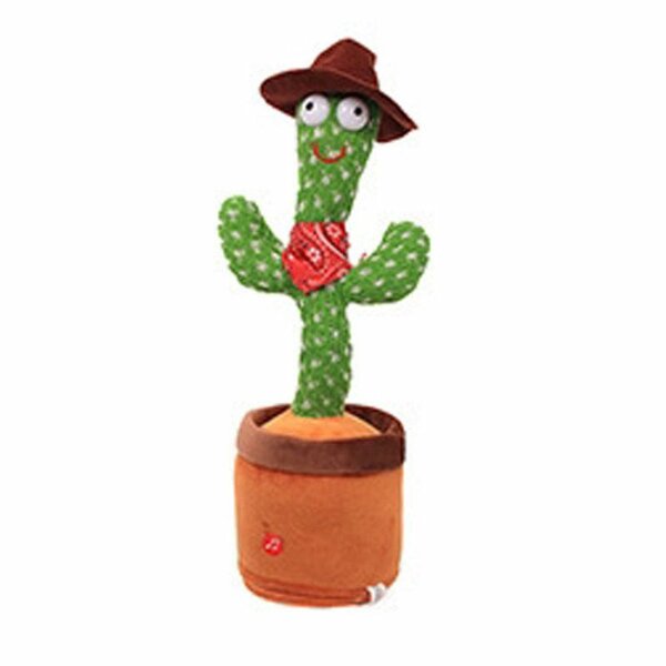 Cactus dansant musical en peluche