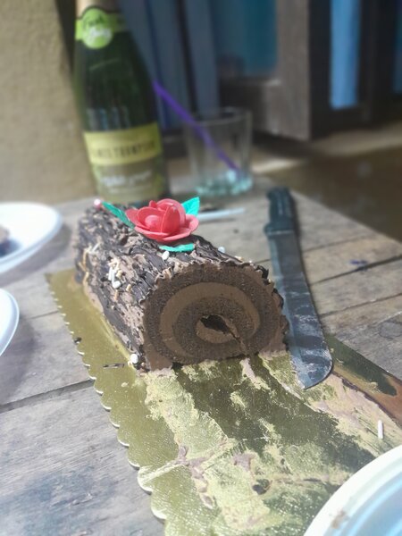 Bûche de Noël chocolat