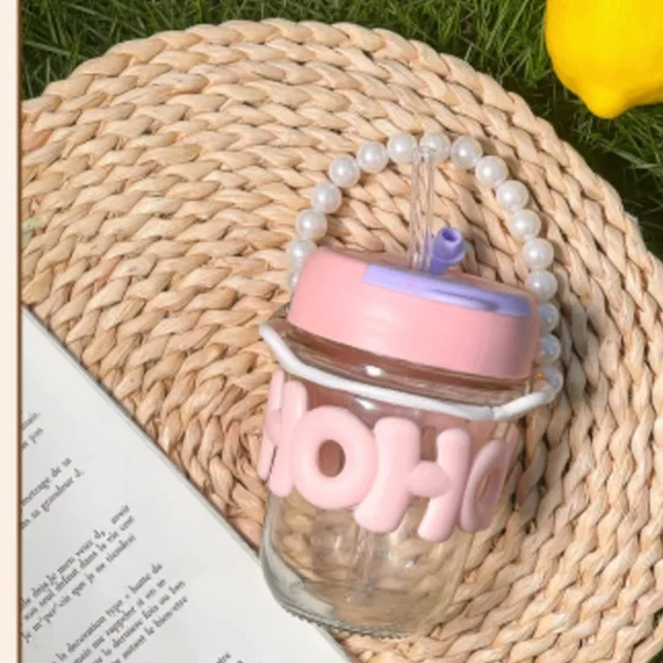 TASSE VERRE D'EAU (350ml) - rose