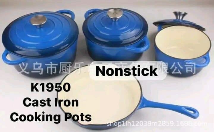 Iron cast pots