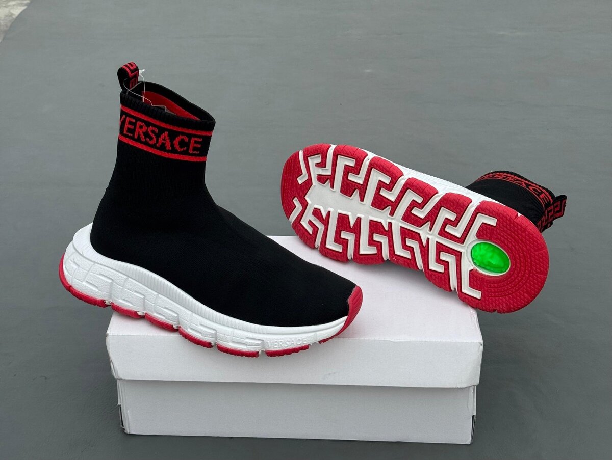 Baskets Versace Homme Noire