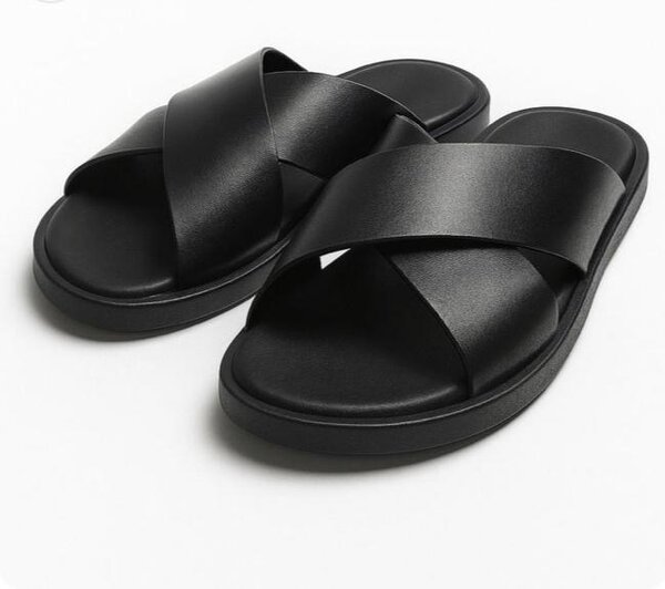 Sandales croisées noires