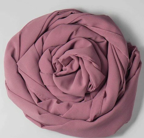 Hijab de Georgette, couleur Blush