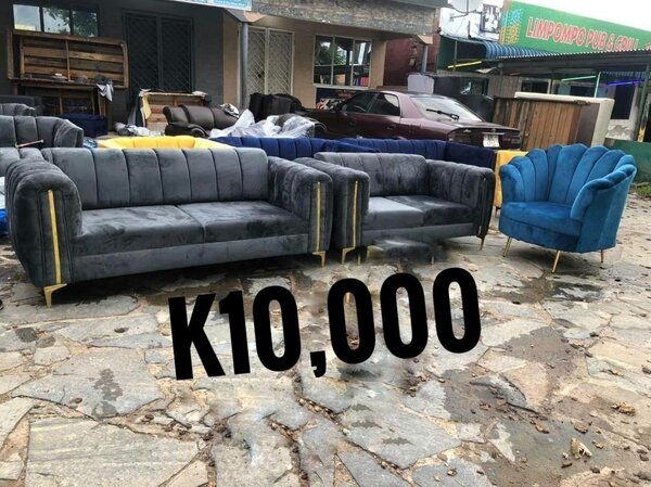 A set of beautiful and soft home furniture