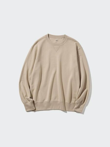 Свитшот от Юникло. Бежевый-S/M Уни