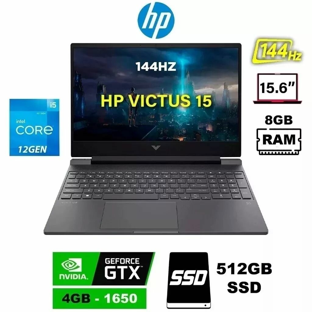 Мощный игровой ноутбук HP Victus