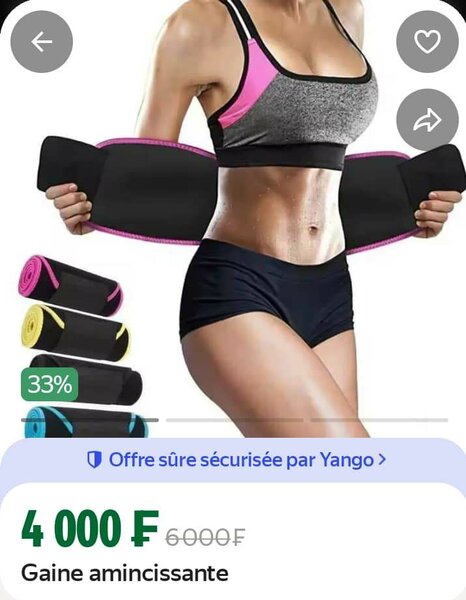 Ceinture Minceur Néoprène