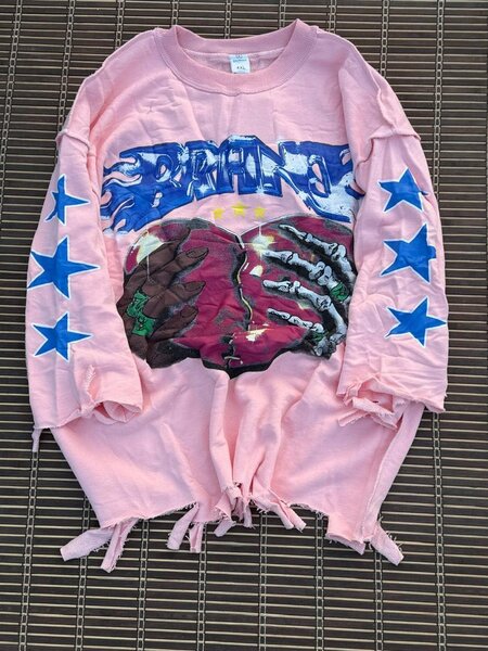 Sweatshirt oversize unique rose