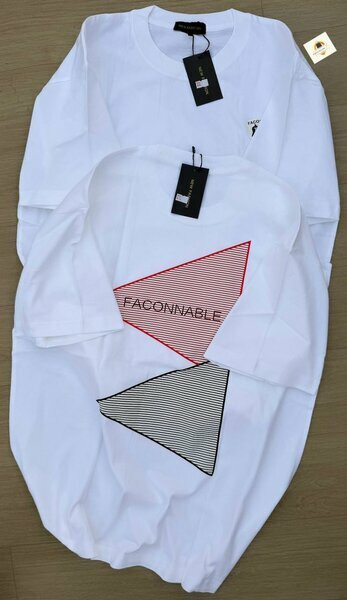 T-shirts Faconnable (blanc)