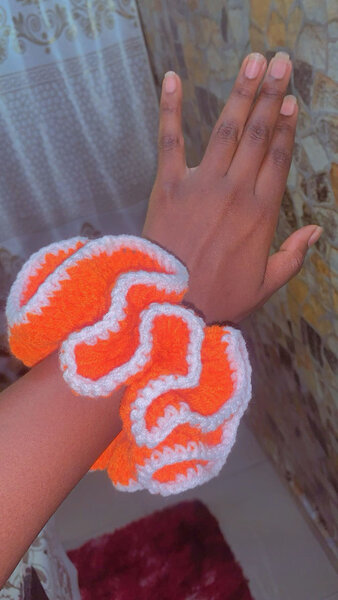 Chouchou tricoté tendance