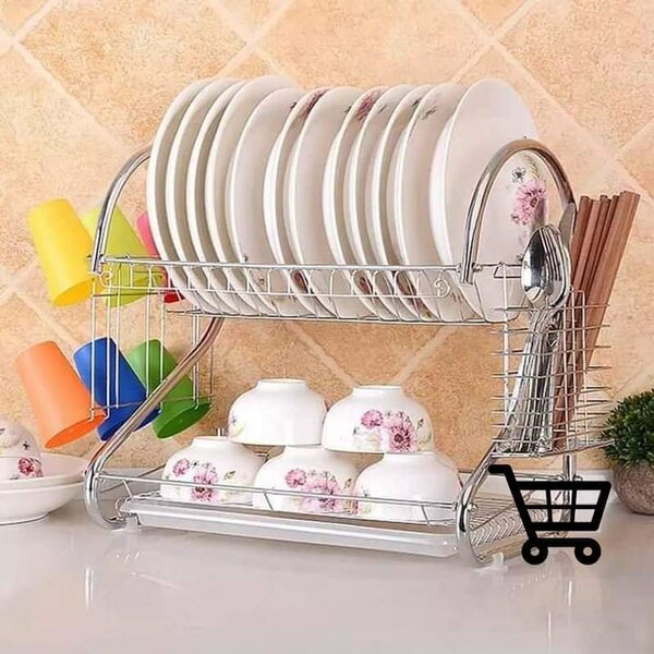 Égouttoir  pour assiette en inox