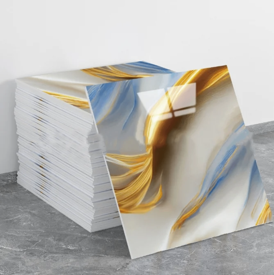 Carrelage mural marbré en PVC