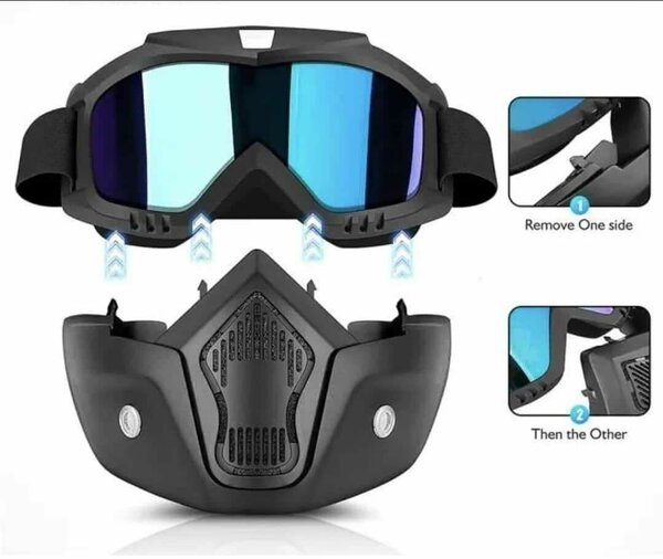 Masque Moto Antipoussière