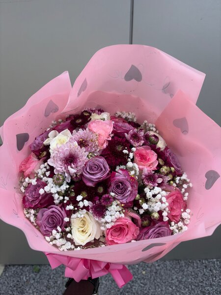 Bouquet romantique rose