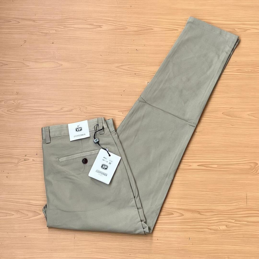 Quality khaki trousers