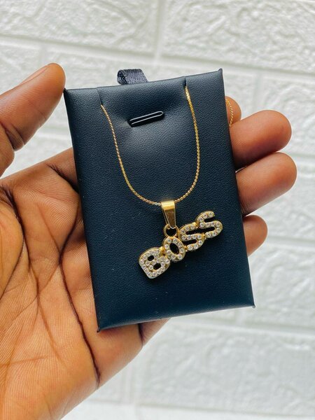 Customised boss necklace