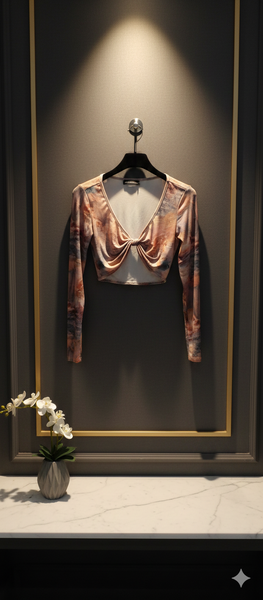 Top court à manches longues