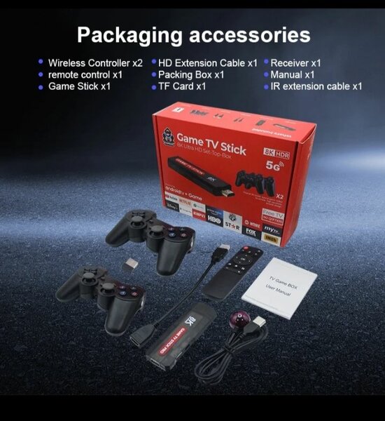 Clé TV de Jeu 8K 3D