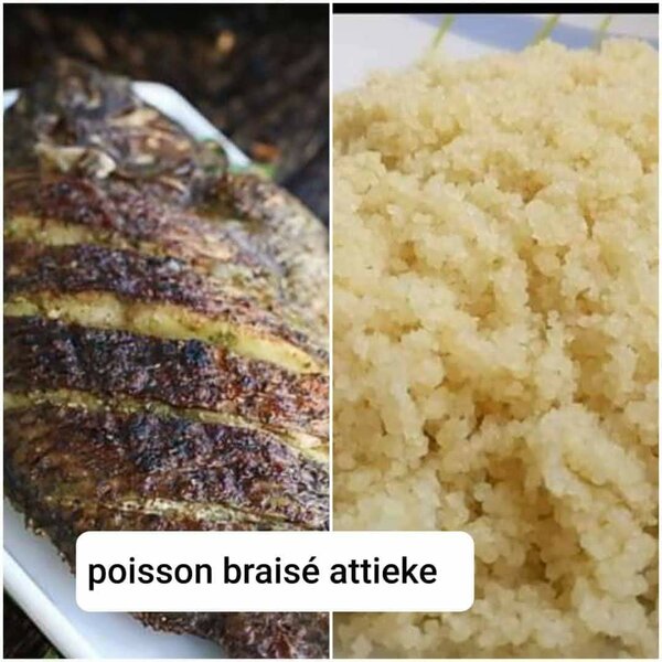 Poisson Braisé Attiéké