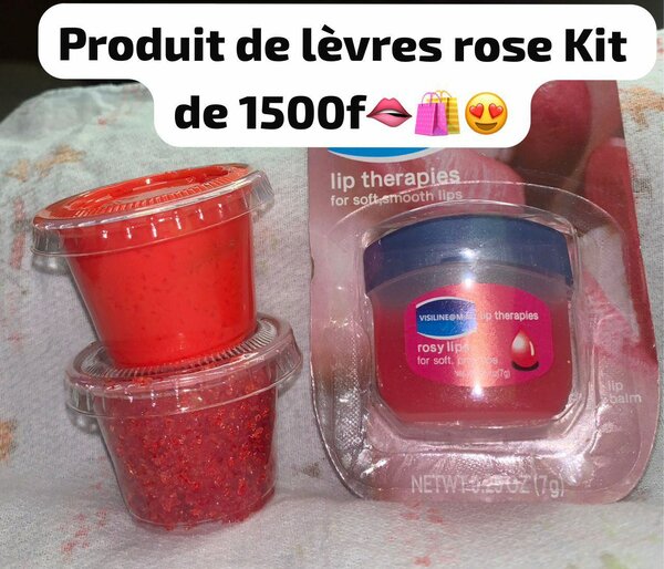 Kit soins des lèvres rose