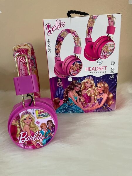 Casque sans fil Barbie rose
