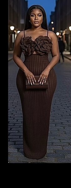 Robe longue fleurie élégante