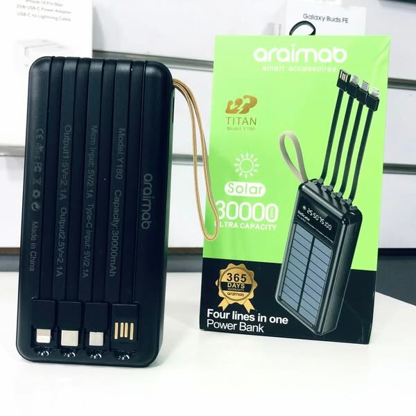 ORAIMAB 30,000 mAh CAPACITY POWERBANK