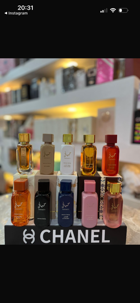 Collection de parfums Chanel