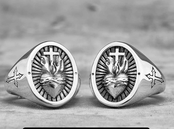 BAGUE SACRÉ COEUR