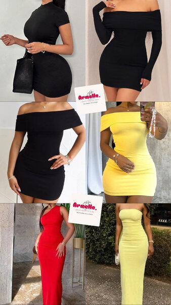 Robes élégantes moulantes