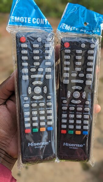 Hisense non smart tv remote controls